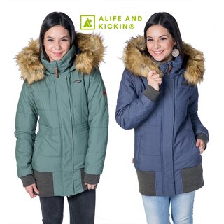 Alife and Kickin Damen Winter Steppjacke ALVA Jacket mit...