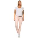 Sublevel Damen-Jeans High-Waist Loose Fit Skinny Slim Hose Trousers Stretch Belt