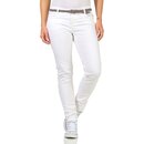 Sublevel Damen-Jeans High-Waist Loose Fit Skinny Slim Hose Trousers Stretch Belt