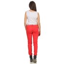 Le Temps des Cerises Damen Chino Pan F Lidy Slim Stoffhose Bindegrtel Hose