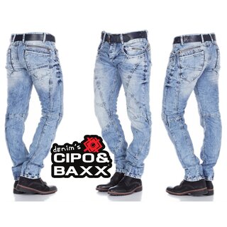 Cipo & Baxx Herren Jeans C-0894A Hose Pants REGULAR...
