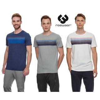 ragwear Herren T-Shirt HAKE ORGANIC Shirt Runhals...