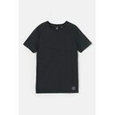 Le Temps des Cerises Klassisches Herren T-Shirt Vintage Look Rundhalsausschnitt Schwarz XL