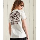 Superdry Damen Sommer Workwear T-Shirt mit Grafik