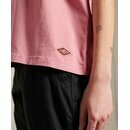 Superdry Damen Sommer WORKWEAR GRAPHIC TEE T-Shirt Rosa XS
