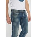 Le Temps des Cerises Herren Jeans 700/11 Basic Slim Stretch 5-Pocket Jeanshose