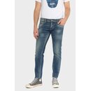 Le Temps des Cerises Herren Jeans 700/11 Basic Slim Stretch 5-Pocket Jeanshose Blue 38