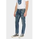 Le Temps des Cerises Herren Jeans 700/11 Basic Slim Stretch 5-Pocket Jeanshose Blue 38