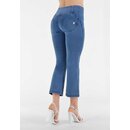 Freddy WR.UP Denim High Waist 7/8-Flare-Jeggings Vordertaschen mittlere Taille