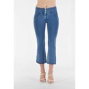 Freddy WR.UP Denim High Waist 7/8-Flare-Jeggings Vordertaschen mittlere Taille