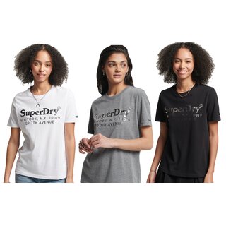 Superdry Damen T-Shirt VINTAGE VENUE INTEREST TEE...