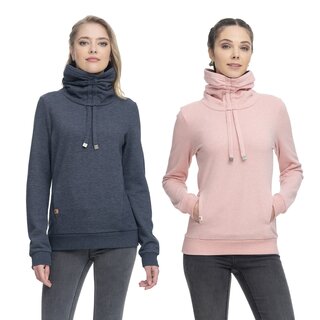 ragwear Damen Sweatshirt IRRA ORGANIC hoher Kragen 100%...