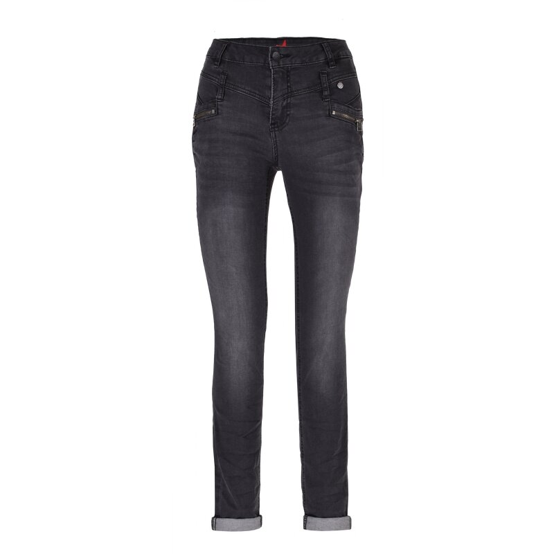 Buena Vista Damen Jeans Florida-Z cozy denim Skinny Fit Hose exclusive Zipper