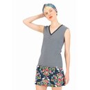 Blutsgeschwister Top Let Love Rule Shirt mit V-Ausschnittt Bio-Baumwolle birdy stripe XL