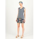 Blutsgeschwister Top Let Love Rule Shirt mit V-Ausschnittt Bio-Baumwolle birdy stripe XL