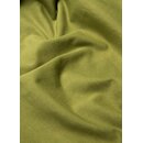 Blutsgeschwister Top Let Love Rule unifarbenes Shirt mit V-Ausschnitt Baumwolle spring is in the air green XXL
