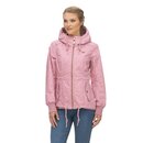 ragwear Damenjacke Dankka Bloom Anorak Kurzmantel mit Kapuze Jacke Parka Damen Vegan