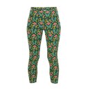 Blutsgeschwister Capri Leggings Cropped Laune Legs 3/4-Lnge Stretch Baumwolle peacock paradise XS