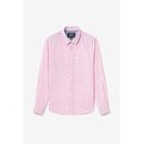 Le Temps des Cerises Herren Hemd BROTEL Blumenmuster Langarm klassischer Schnitt Pink L