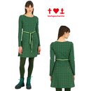 Blutsgeschwister Sweatkleid Trs charmeuse knielang dezente Puffrmel Rundhalsausschnitt