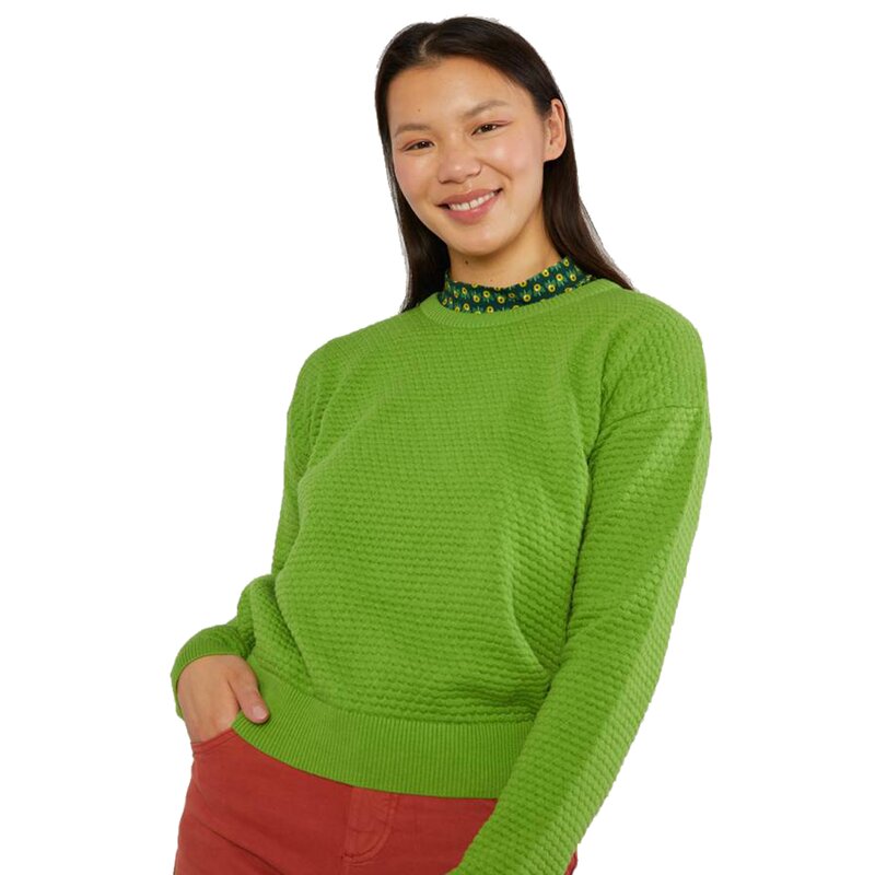 Blutsgeschwister Strickpullover Chic Promenade Langarm Pullover Bio-Baumwolle