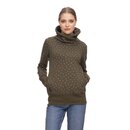 ragwear Damen Sweatshirt ANGELL hoher Kragen seitliche Eingriffstaschen