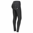 Freddy Hose WR.UP Push-Up superskinny Kunstlederhose mit hoher Taille Schwarz XS