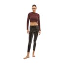 Freddy WR.UP - Knchellange High Waist Superskinny Push-Up Latexeffekthose  Schwarz XS