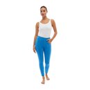 Freddy Hose NOWY4MC001ORG N.O.W. Yoga - Mid Waist Skinny Leggins 7/8 Lnge Hellblau XL