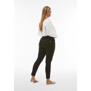 Freddy N.O.W. NOW5MC001ORG 7/8 Damen Comfort Hose Mid Waist Skinny 5-Pocket Schwarz L