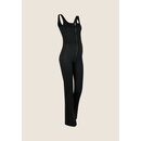 Freddy WR.UP  WRUP19RF459 Jumpsuit aus Kunstleder mit ausgestelltem Saum