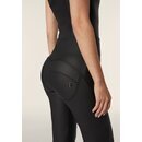 Freddy WR.UP  WRUP19RF459 Jumpsuit aus Kunstleder mit ausgestelltem Saum N XS
