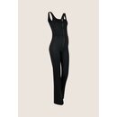 Freddy WR.UP  WRUP19RF459 Jumpsuit aus Kunstleder mit ausgestelltem Saum N XS