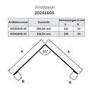 Aluminum Firstblech 0,8mm