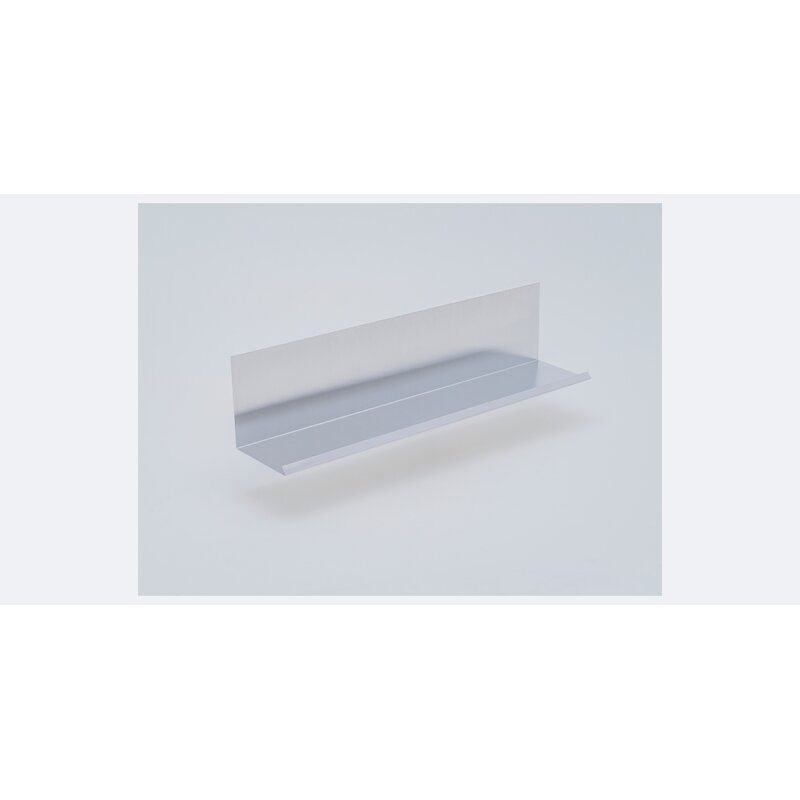 Wandanschlussblech Aluminum mit Wasserfalz 0,80 mm